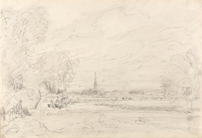 Cathédrale de Salisbury depuis les prés - John Constable